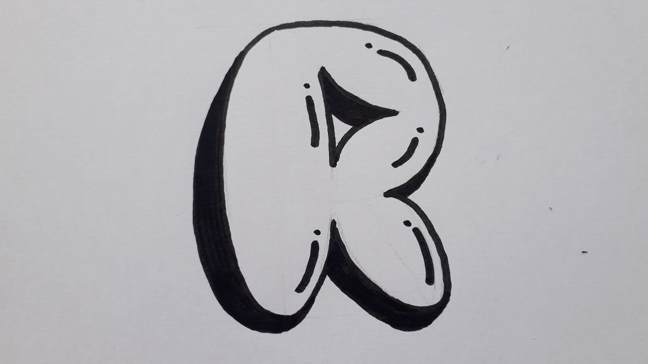 Detail Graffiti Alphabet Letters R Nomer 25