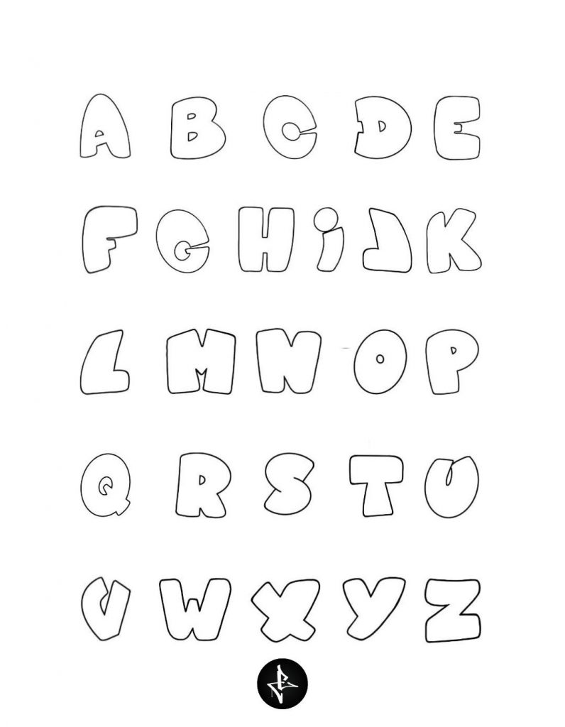 Detail Graffiti Alphabet Letters Template Nomer 46