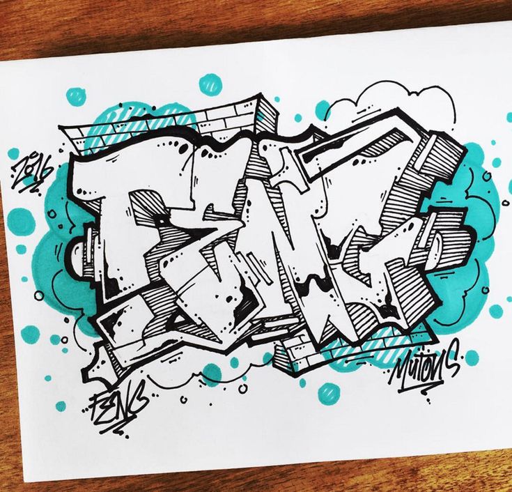 Detail Graffiti Alphabet Lucu Nomer 31