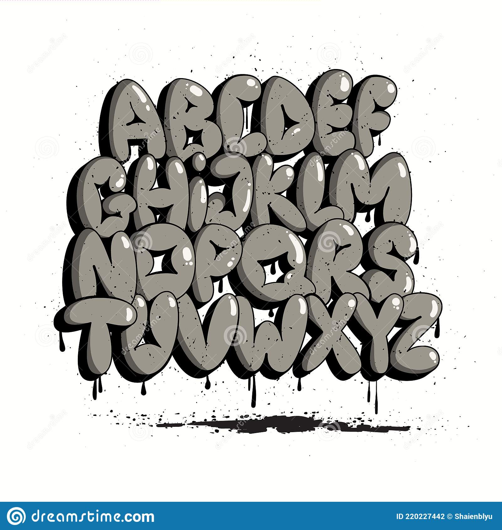 Download Graffiti Alphabet Mudah Nomer 11