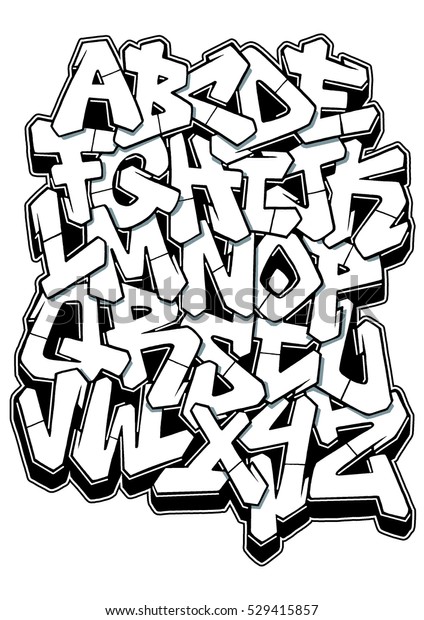 Detail Graffiti Alphabet Mudah Nomer 17