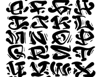 Detail Graffiti Alphabet Mudah Nomer 27