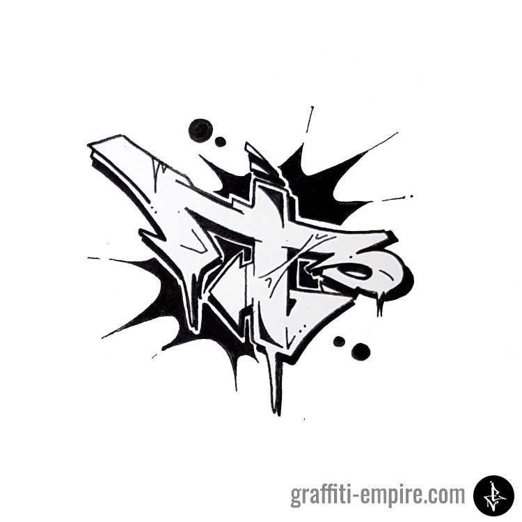 Detail Graffiti Alphabet Mudah Nomer 51