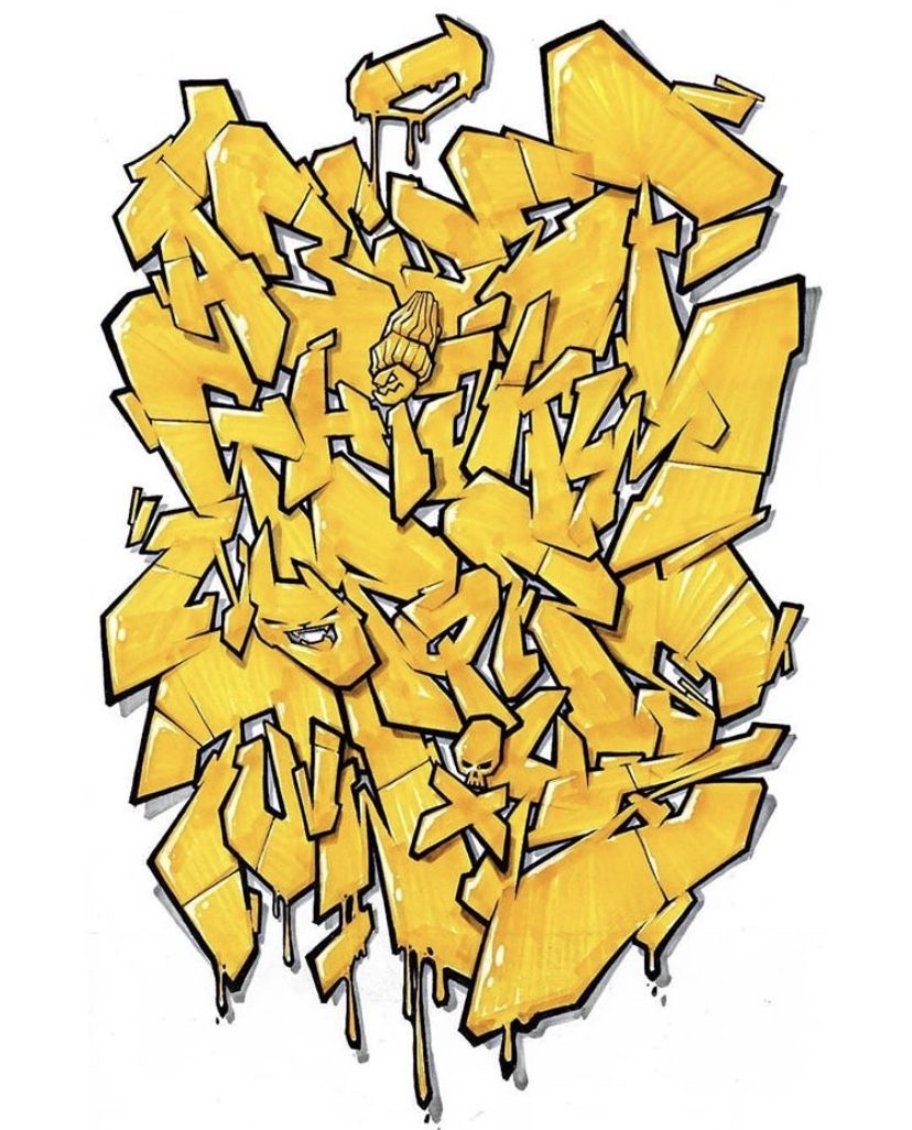 Detail Graffiti Alphabet Styles Az Nomer 32