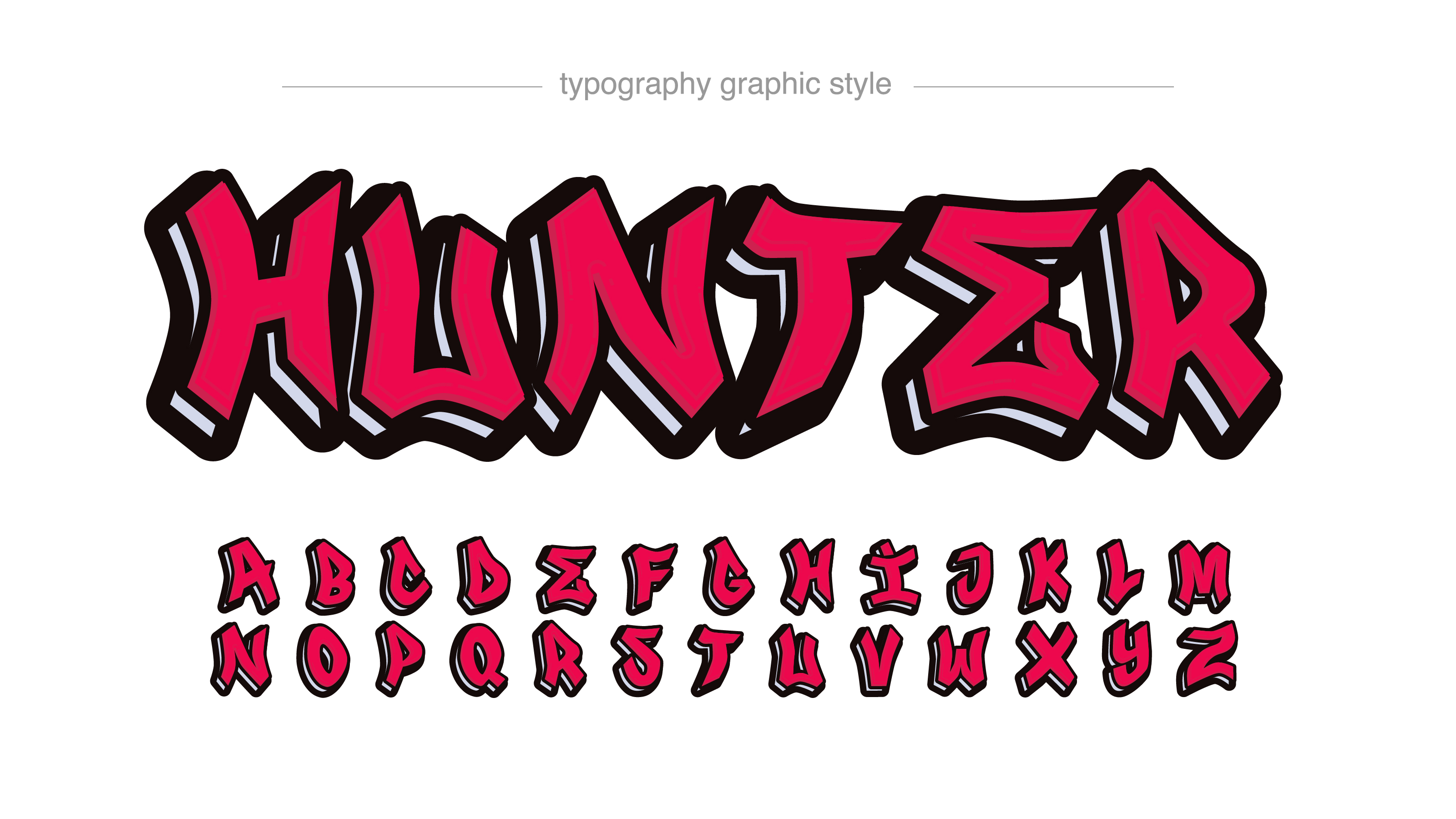 Detail Graffiti Alphabet Tag Style Nomer 36
