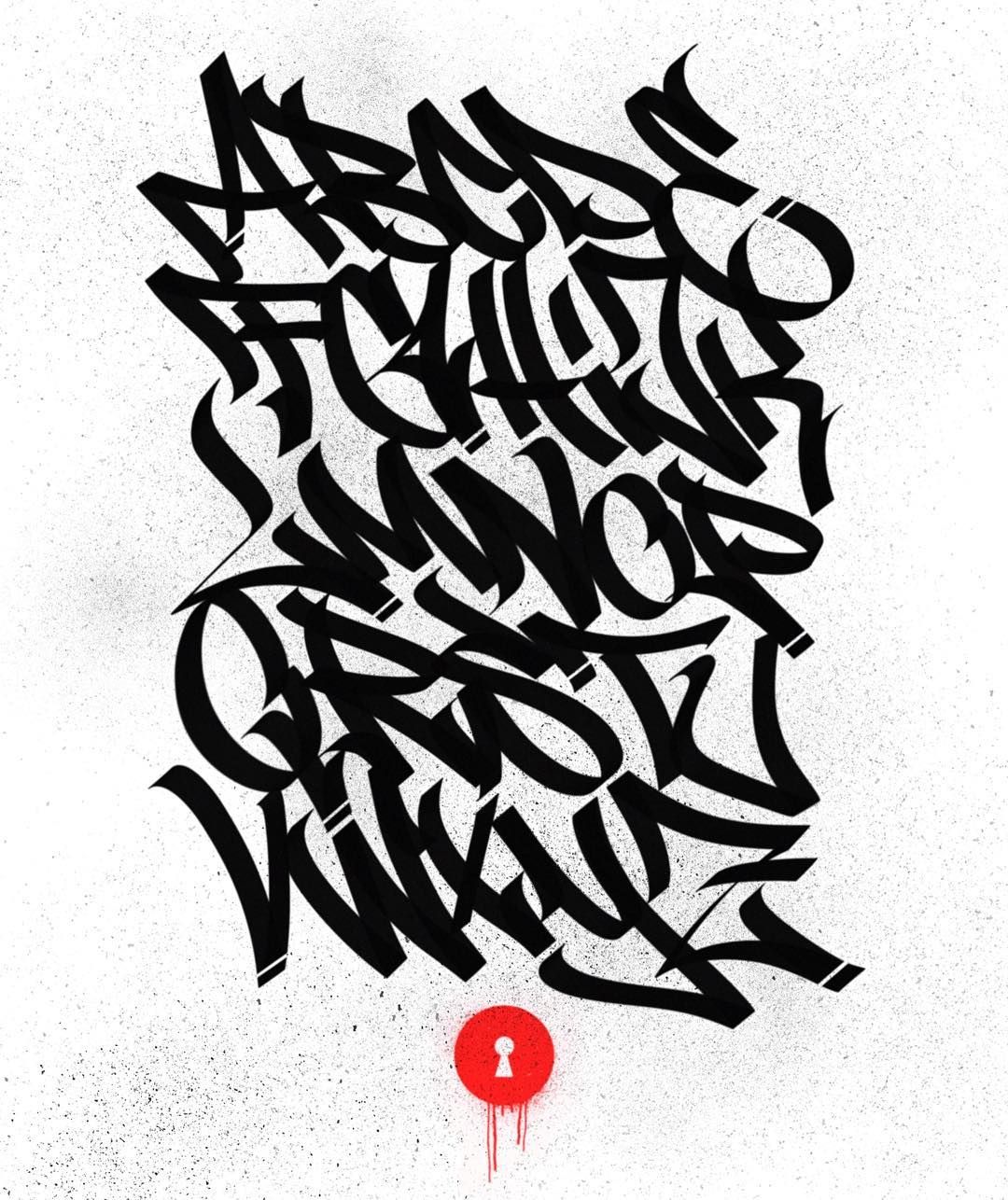 Detail Graffiti Alphabet Tag Style Nomer 7