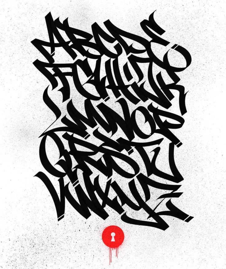 Detail Graffiti Alphabet Tagging Nomer 24