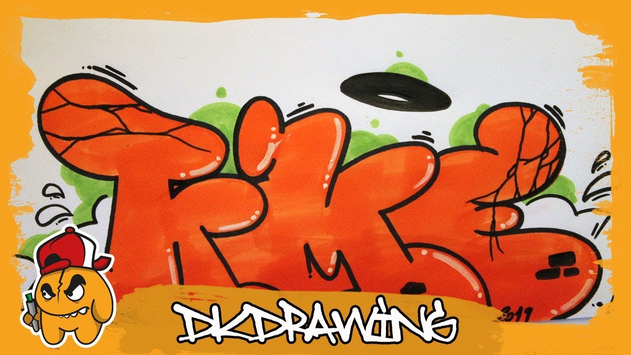 Detail Graffiti Alphabet Throwie Style Nomer 37