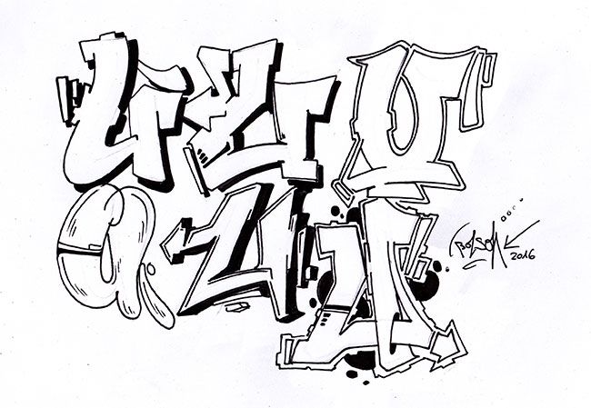 Detail Graffiti Alphabet U Nomer 40