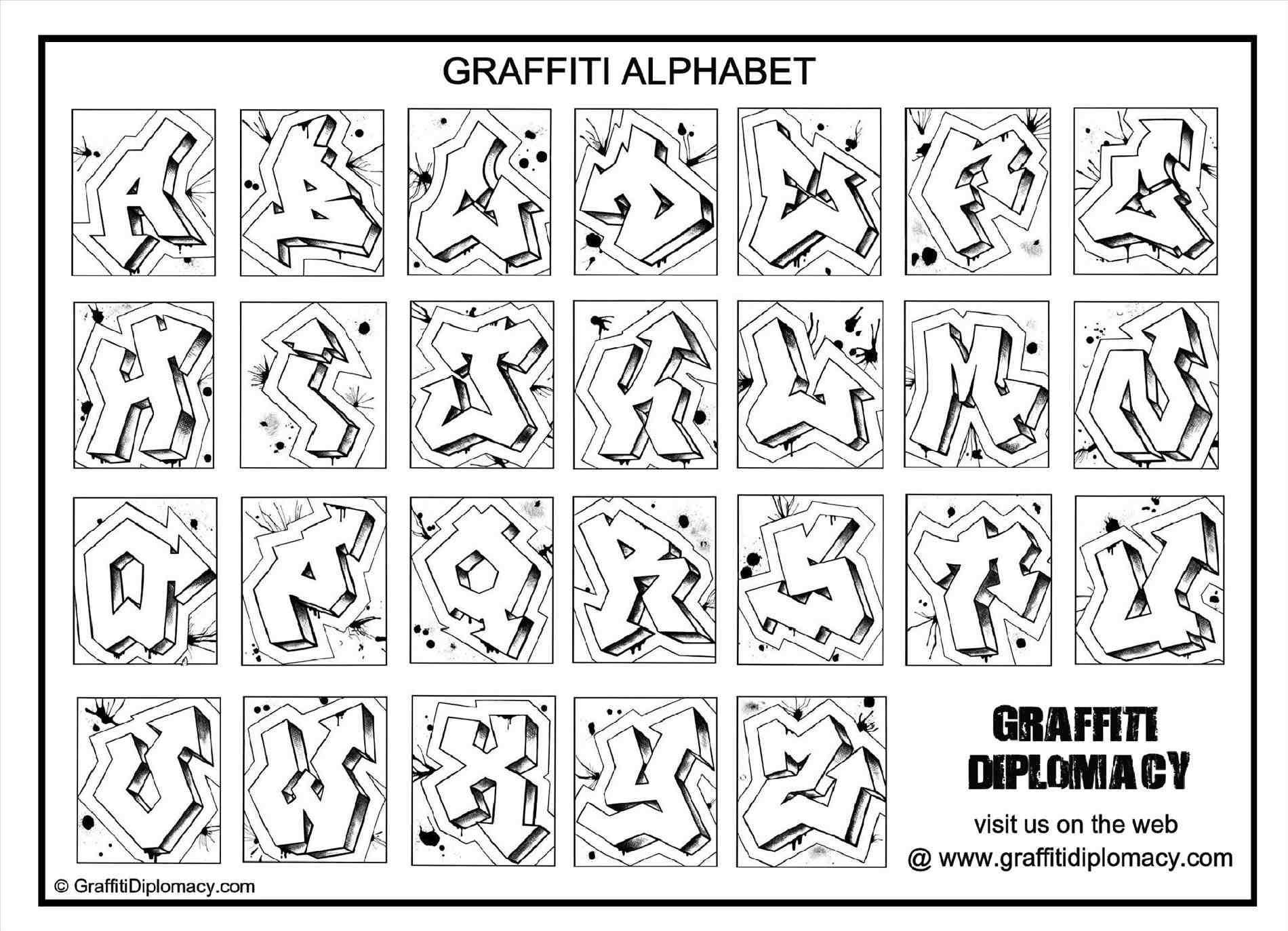 Detail Graffiti Alphabet Wildstyle Az 3d Nomer 25