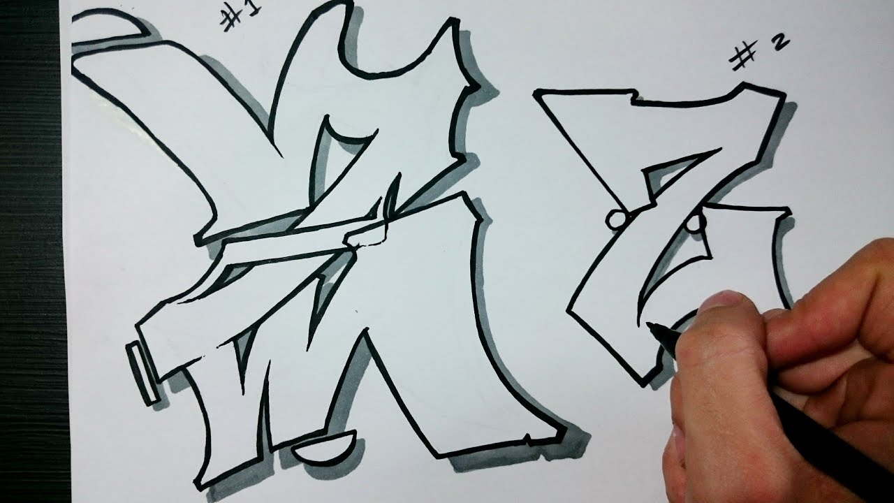 Detail Graffiti Alphabet Wildstyle Az 3d Nomer 27