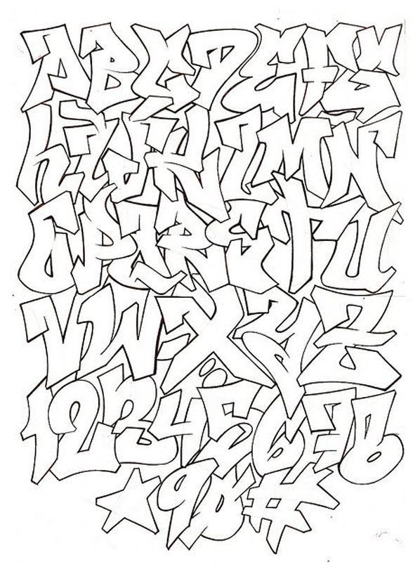 Detail Graffiti Alphabet Wildstyle Az Nomer 5