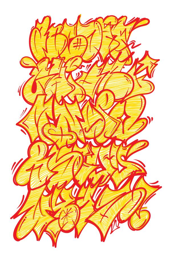 Detail Graffiti Alphabet Wildstyle Az Nomer 33
