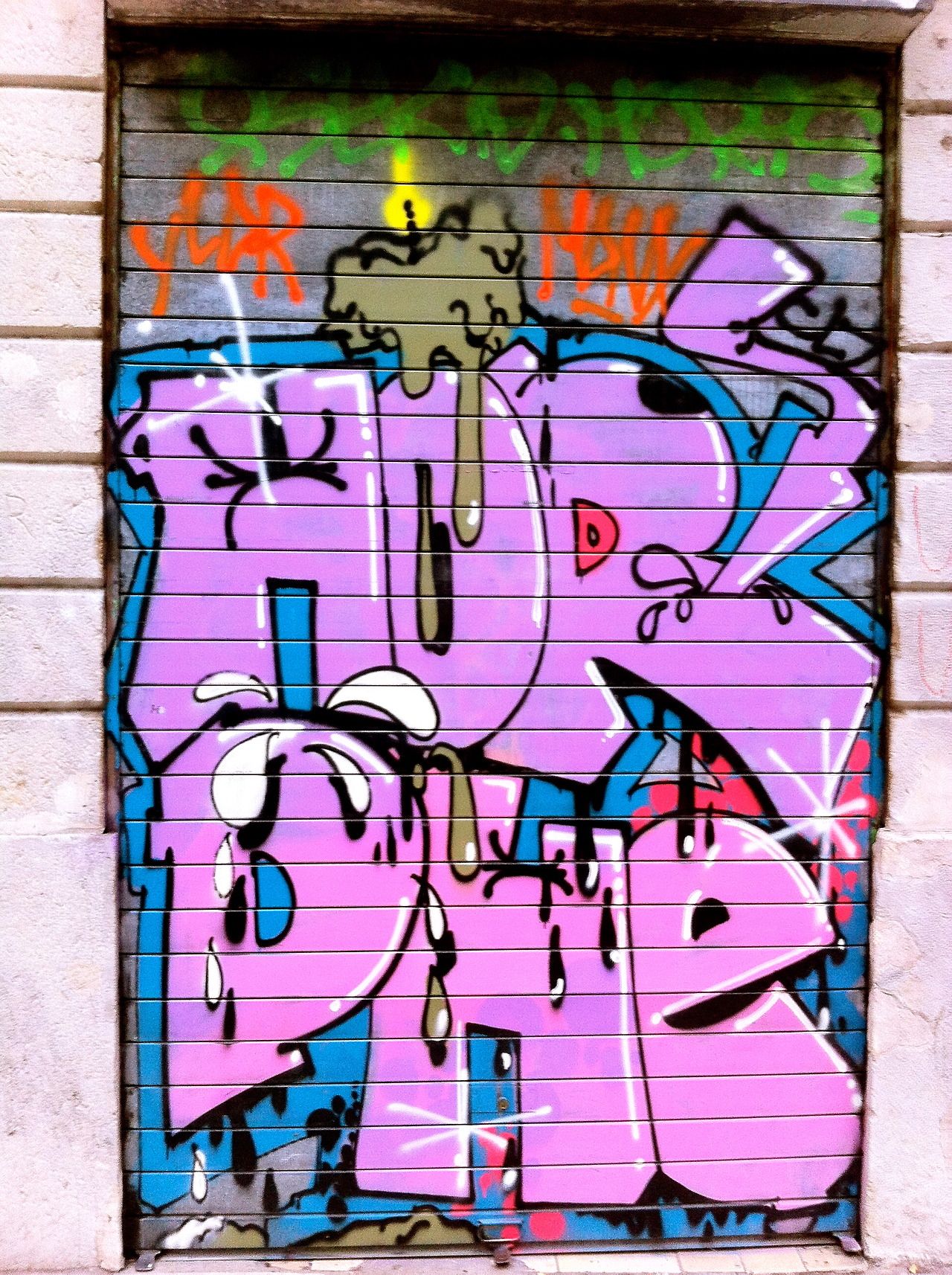 Detail Graffiti Aman Nomer 17
