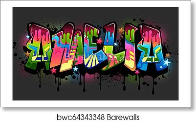 Detail Graffiti Amel Nomer 14