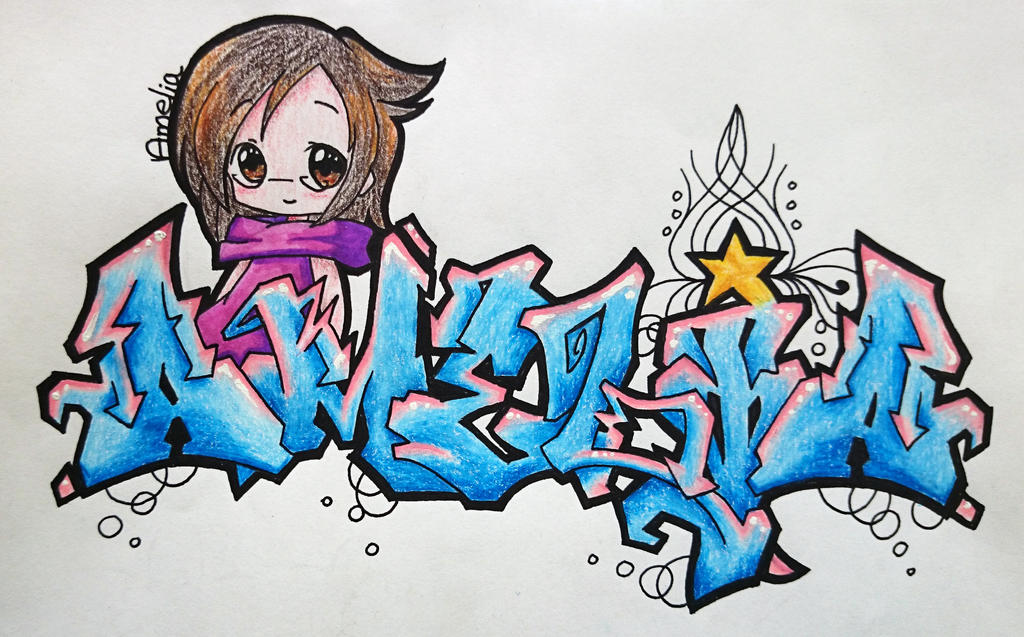 Detail Graffiti Amel Nomer 15