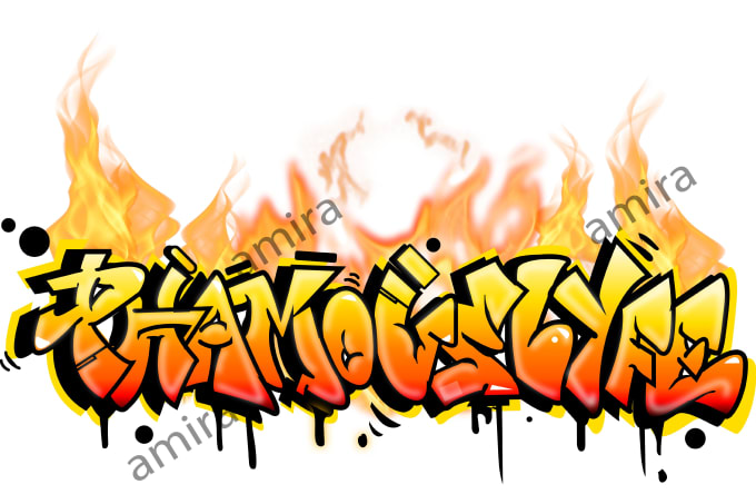 Detail Graffiti Amira Hd Nomer 24