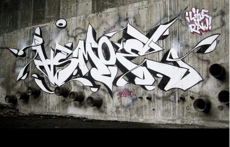 Detail Graffiti Amirul Nomer 8