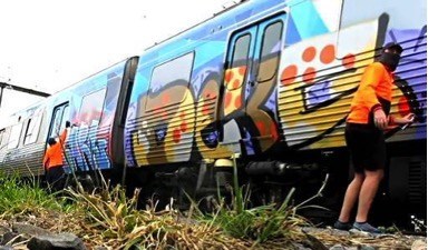 Detail Graffiti And Vandalism On Public Transport Nomer 14