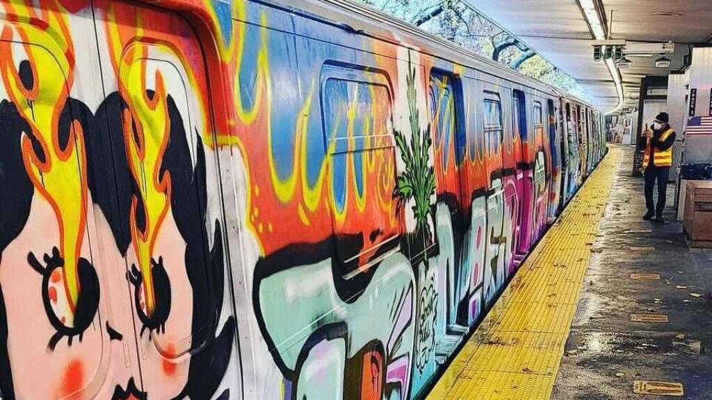 Detail Graffiti And Vandalism On Public Transport Nomer 21