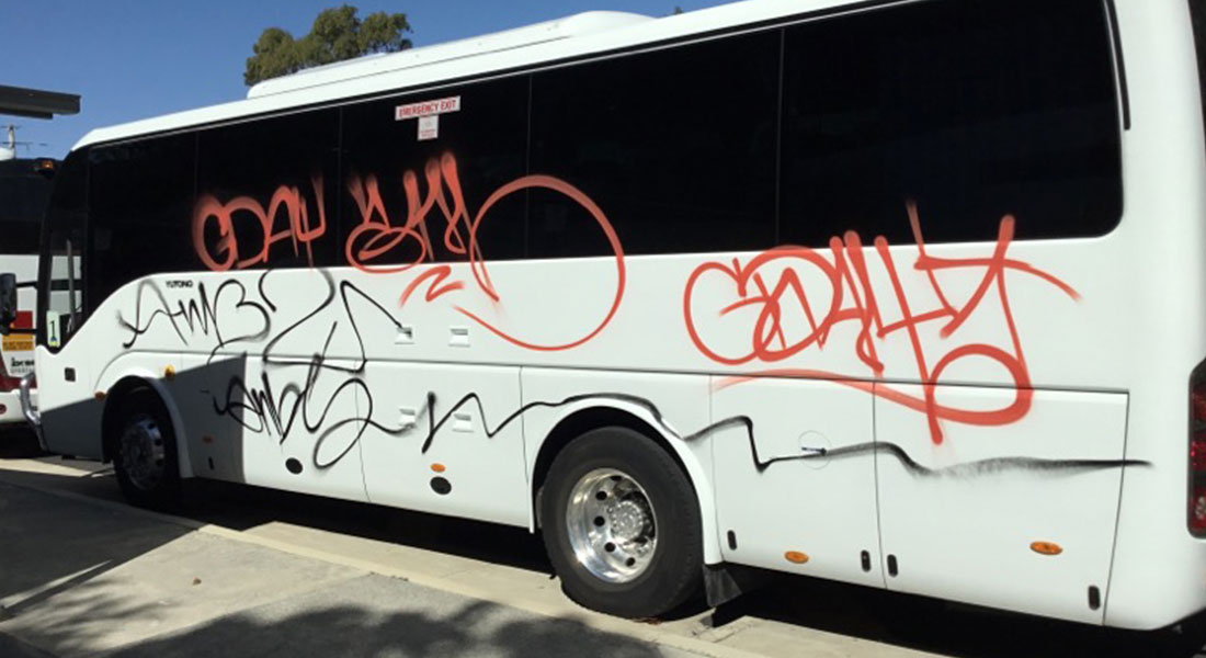 Detail Graffiti And Vandalism On Public Transport Nomer 47