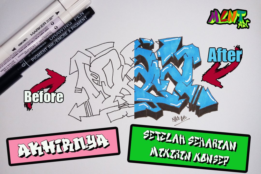 Detail Graffiti Angker Nomer 45