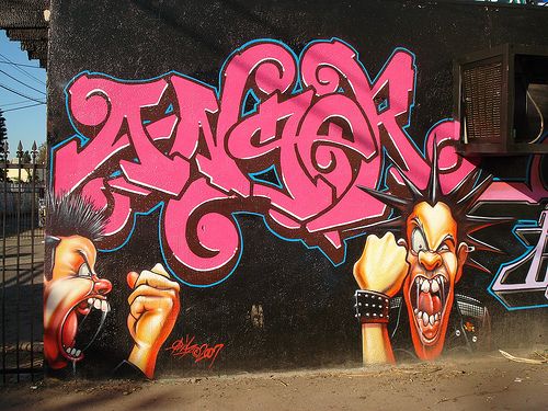 Detail Graffiti Angry Nomer 9