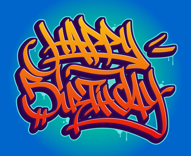 Detail Graffiti Anniversary 1 Month Nomer 46