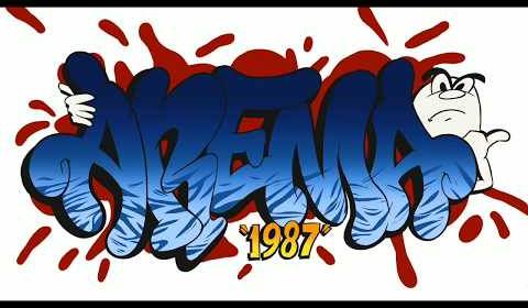 Detail Graffiti Arema Di Tembok Nomer 4