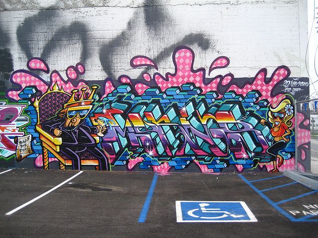 Detail Graffiti Arka Nomer 12