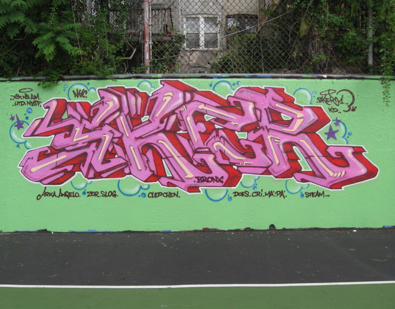Detail Graffiti Arka Nomer 19