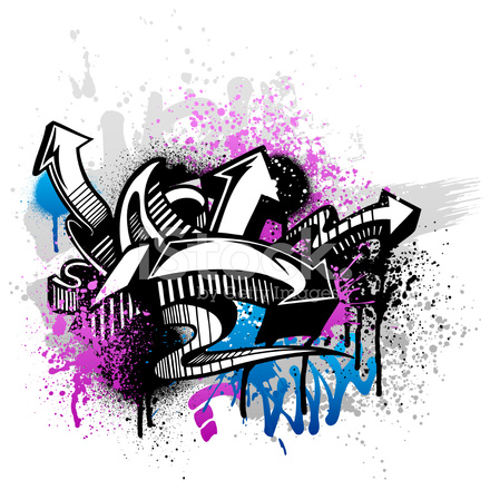 Detail Graffiti Arka Nomer 20