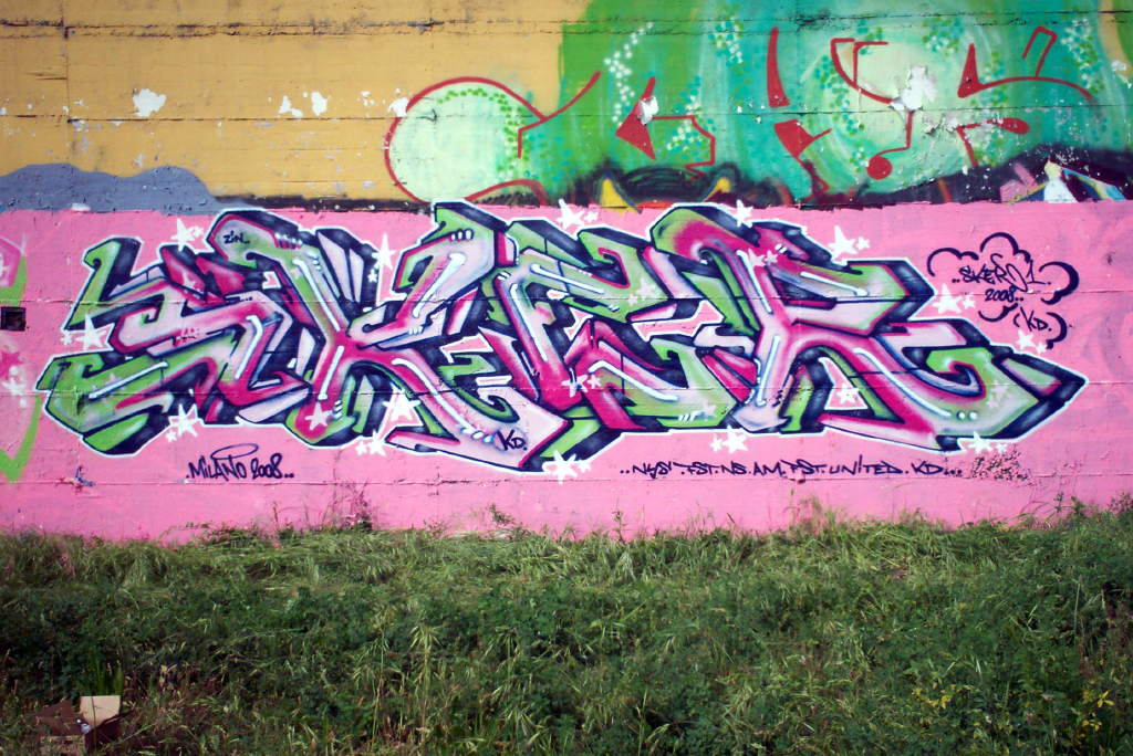 Detail Graffiti Arka Nomer 25