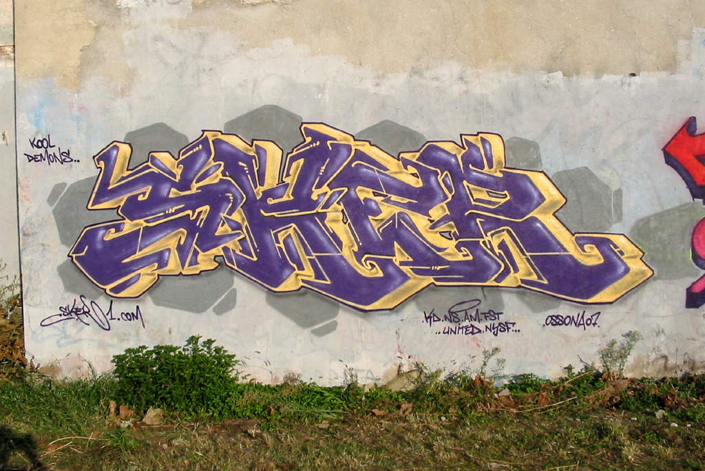 Detail Graffiti Arka Nomer 37
