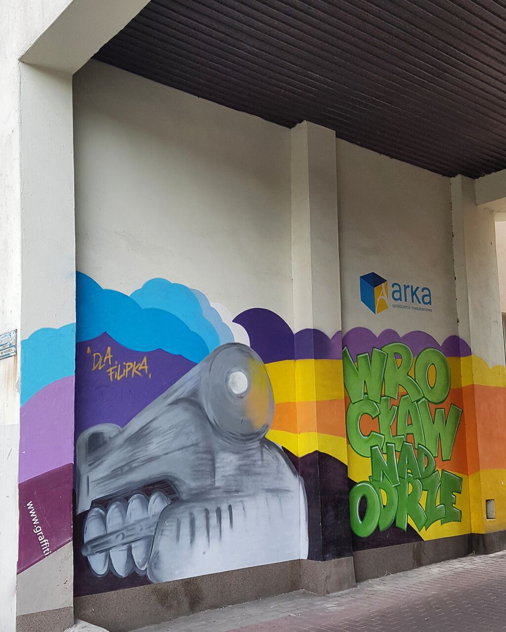 Detail Graffiti Arka Nomer 41