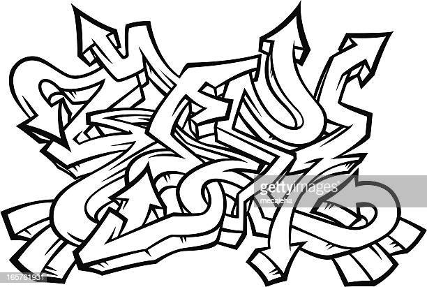 Detail Graffiti Arrows Vector Nomer 21