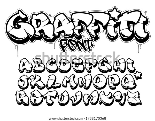 Detail Graffiti Art Abcd Nomer 19