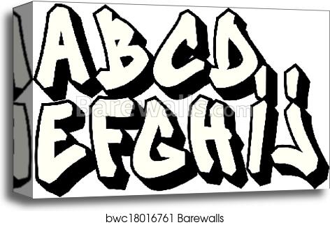 Detail Graffiti Art Abcd Nomer 23