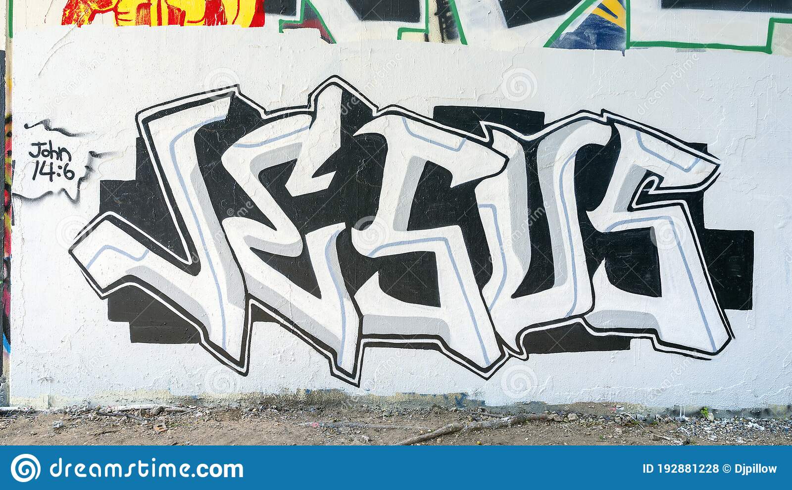 Detail Graffiti Art Bible Nomer 13