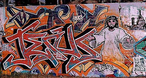 Detail Graffiti Art Bible Nomer 14