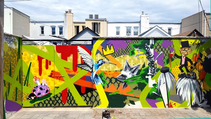 Detail Graffiti Art Block Nomer 12
