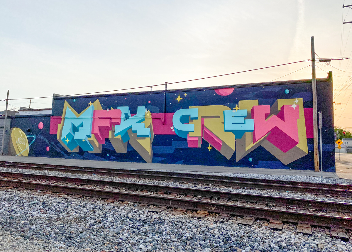 Detail Graffiti Art Block Nomer 14
