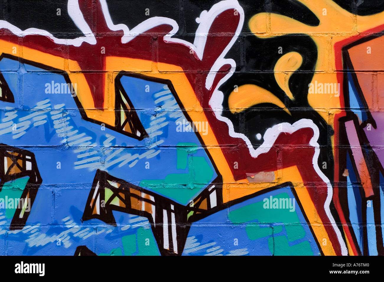 Detail Graffiti Art Block Nomer 15