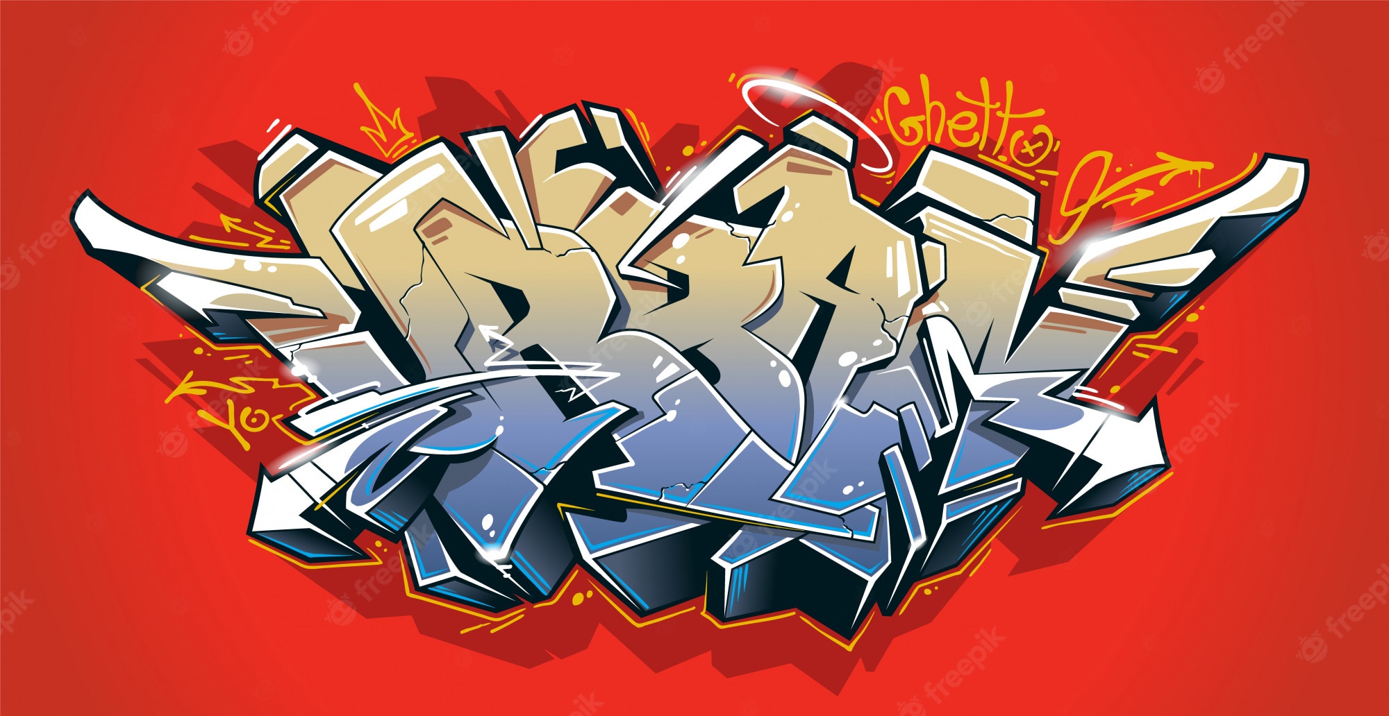 Detail Graffiti Art Block Nomer 21