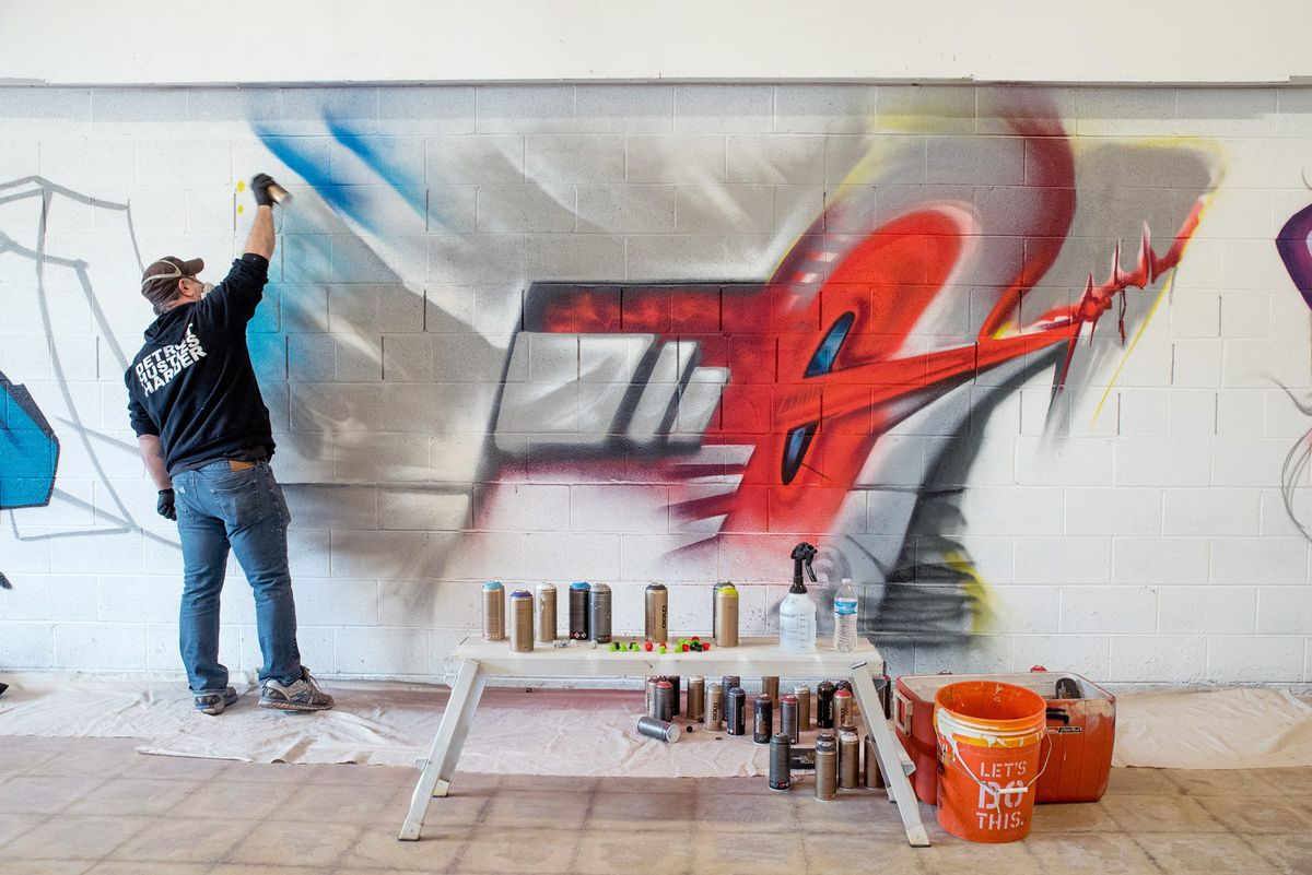 Detail Graffiti Art Block Nomer 42