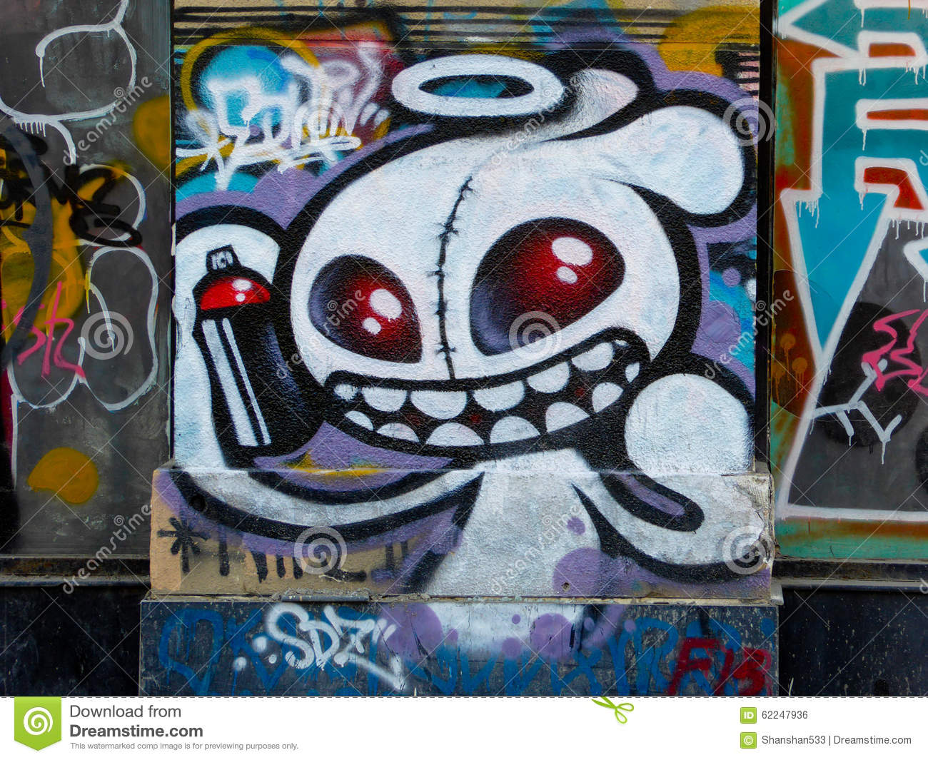 Detail Graffiti Art Cartoon Characters Nomer 14