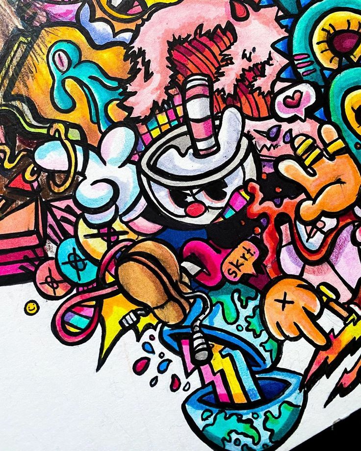 Detail Graffiti Art Doodles Nomer 25