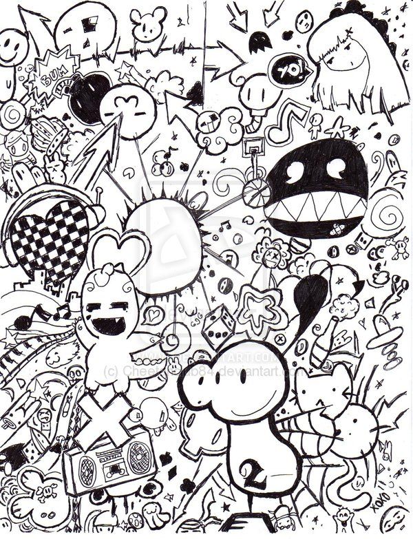 Detail Graffiti Art Doodles Nomer 10