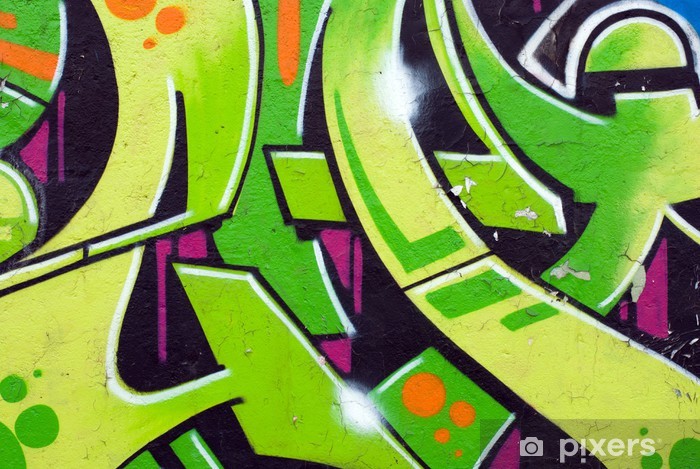 Download Graffiti Art Green Nomer 3