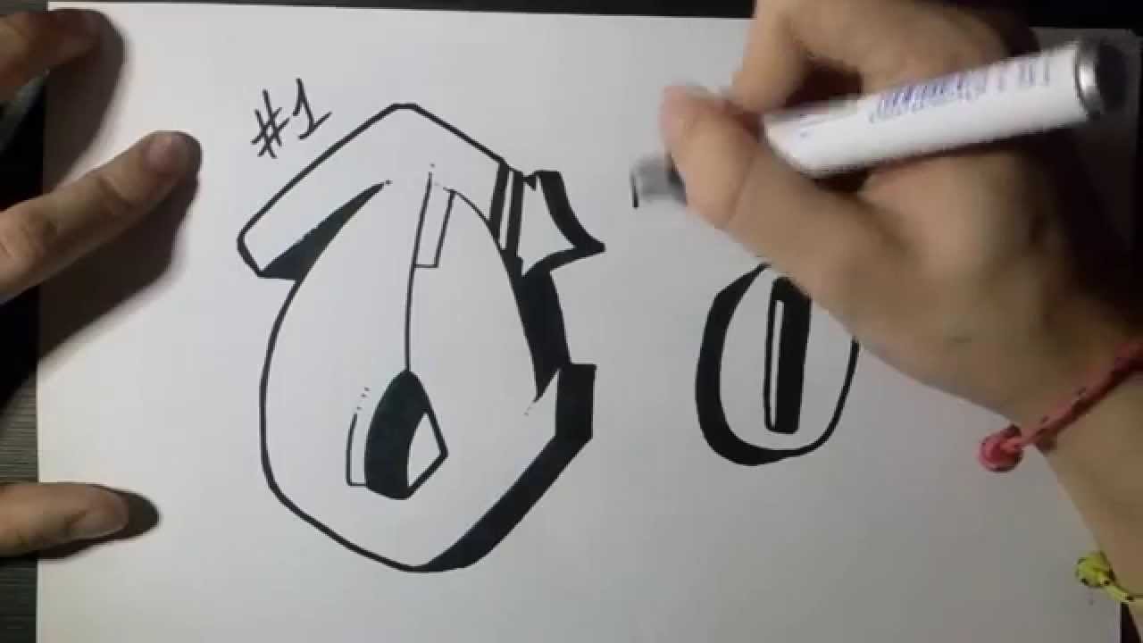 Detail Graffiti Art Letter O Nomer 10